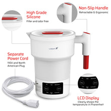 Load image into Gallery viewer, Liberty Silicone Electric Foldable Kettle with Bottle Warmer