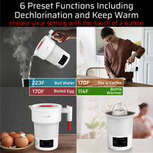 Load image into Gallery viewer, Liberty Silicone Electric Foldable Kettle with Bottle Warmer
