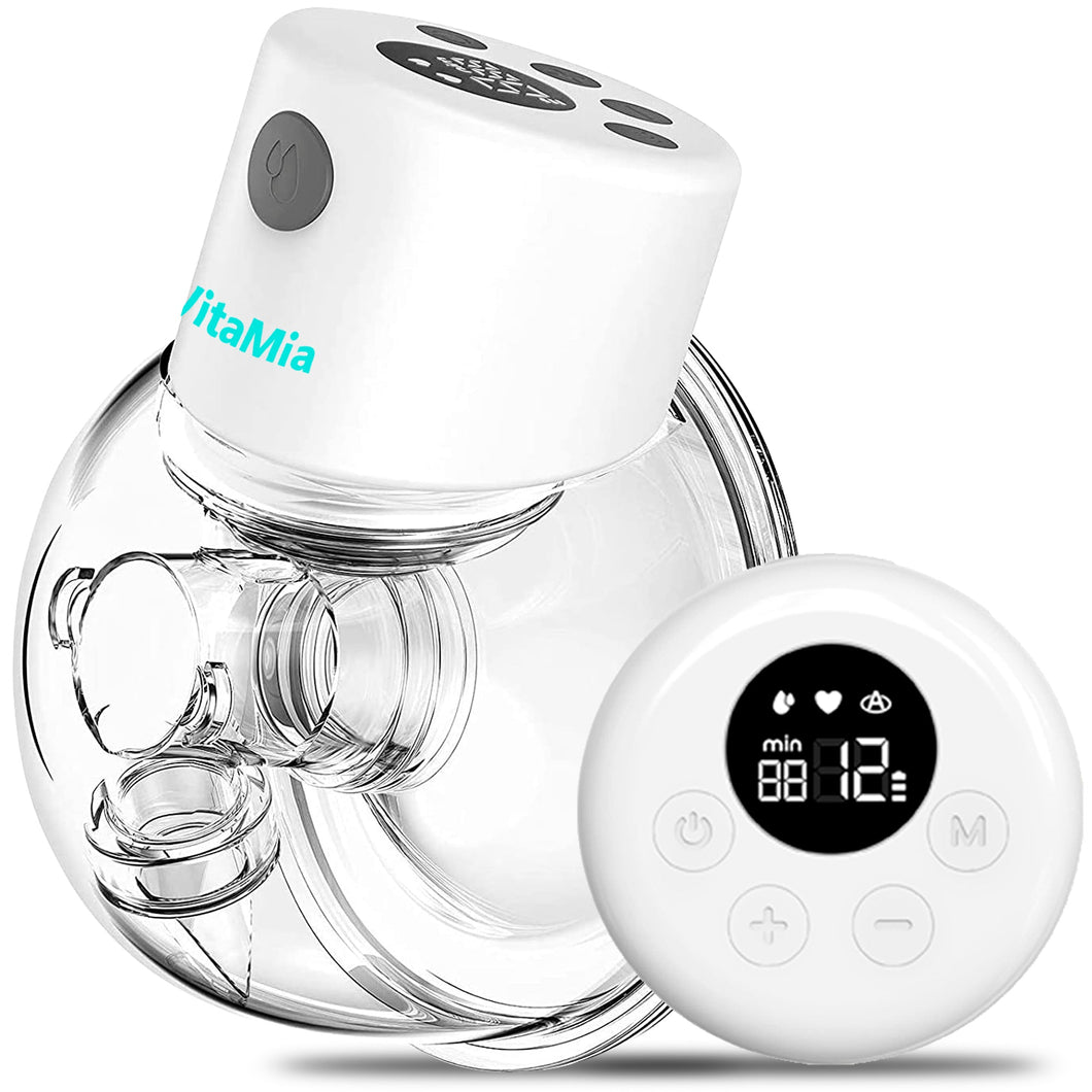 VitaMia Premium Wearable Cordless Breast Pump Set of 2, Rechargeable, –  VitaMia USA